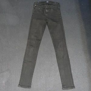 Citizens of humanity black skinny leg jeans
